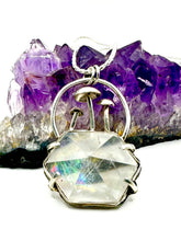 Load image into Gallery viewer, Rainbow Prism Mushroom Necklace- Large