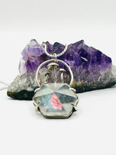 Load image into Gallery viewer, Rainbow Prism Mushroom Necklace- Large