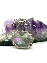 Load image into Gallery viewer, Rainbow Prism Mushroom Necklace- Large