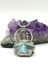 Load image into Gallery viewer, Rainbow Prism Mushroom Necklace- Large