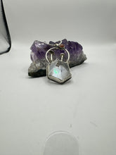 Load image into Gallery viewer, Rainbow Prism Mushroom Necklace With Sunstone - Medium
