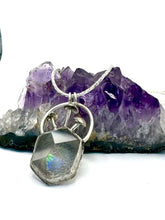 Load image into Gallery viewer, Rainbow Prism Mushroom Necklace- Small