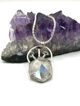 Load image into Gallery viewer, Rainbow Prism Mushroom Necklace- Small