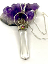 Load image into Gallery viewer, Watermelon Tourmaline/Succulent Talisman