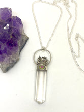 Load image into Gallery viewer, Watermelon Tourmaline/Succulent Talisman