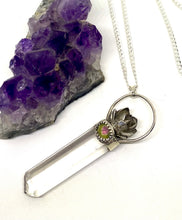 Load image into Gallery viewer, Watermelon Tourmaline/Succulent Talisman