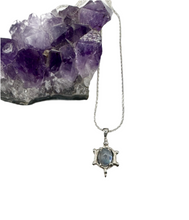 Load image into Gallery viewer, Hand Carved Moonstone Necklace
