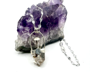 Rutilated Quartz Mushroom Talisman 2