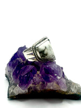 Load image into Gallery viewer, White Howlite Ring
