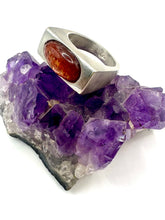 Load image into Gallery viewer, Hand Carved Sunstone Statement Ring
