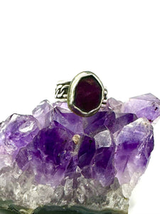 Tourmaline Curb Chain Ring