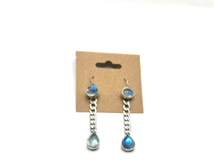 Moonstone Tear Drop Earrings