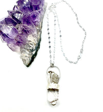Load image into Gallery viewer, Rutilated Quartz Mushroom Pinecone Talisman
