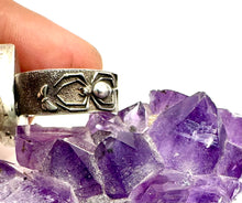 Load image into Gallery viewer, Black Opal Spider Web Ring
