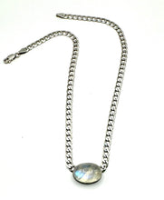Load image into Gallery viewer, Moonstone Curb Chain Chocker
