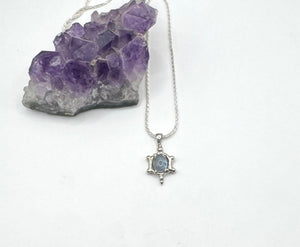Hand Carved Moonstone Necklace