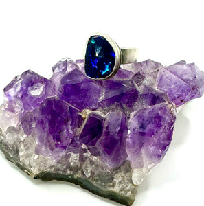 Black Opal Ring