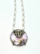 Load image into Gallery viewer, Amethyst Moon Mushroom Garden Necklace

