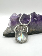 Load image into Gallery viewer, Rainbow Prism Mushroom Necklace- Small
