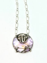 Load image into Gallery viewer, Amethyst Moon Mushroom Garden Necklace

