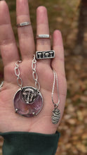 Load and play video in Gallery viewer, Amethyst Moon Mushroom Garden Necklace
