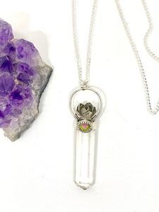 Watermelon Tourmaline/Succulent Talisman