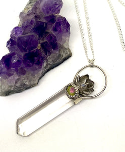 Watermelon Tourmaline/Succulent Talisman